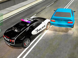 Mad Cop Police Car Race